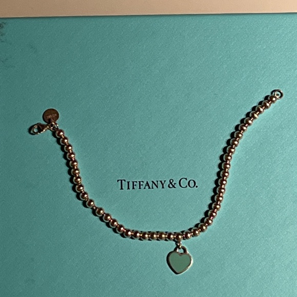 Tiffany Blue Heart Tag Bracelet - Picture 2 of 4